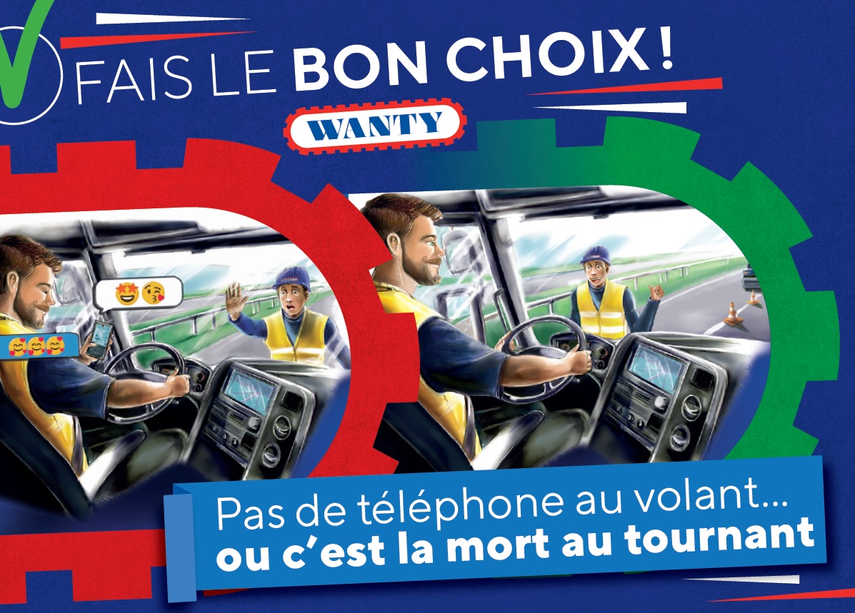 1. Pas de téléphone au volant