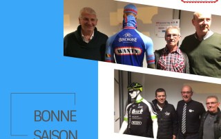 Wanty souhaite une bonne saison aux cyclistes binchois