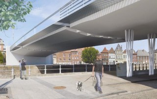 Le pont sera remplacé par une structure métallique, plus légère.