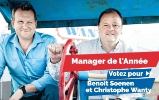 Benoit Soenen et Christophe Wanty font partie des 10 candidats sélectionnés par un jury de professionnels