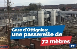 La passerelle est désormais opérationnelle