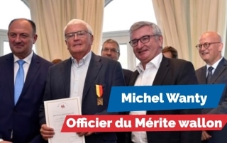 Michel Wanty, récompensé pour "sa carrière de visionnaire".