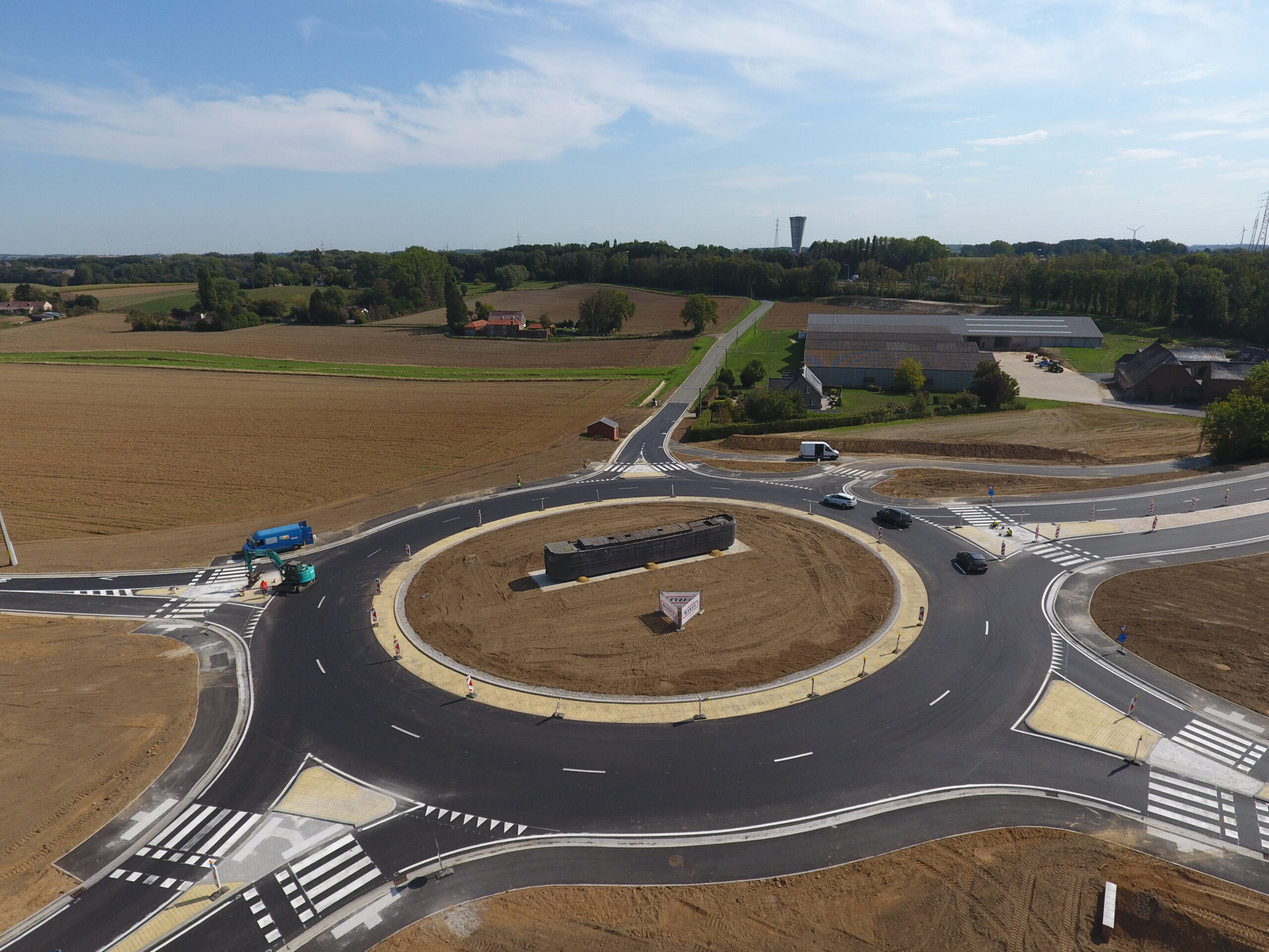 Sécurité et patrimoine pour le giratoire de la route Baccara