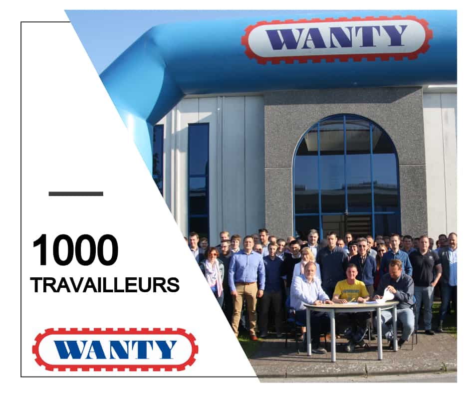 Wanty franchit la barre des 1000 travailleurs