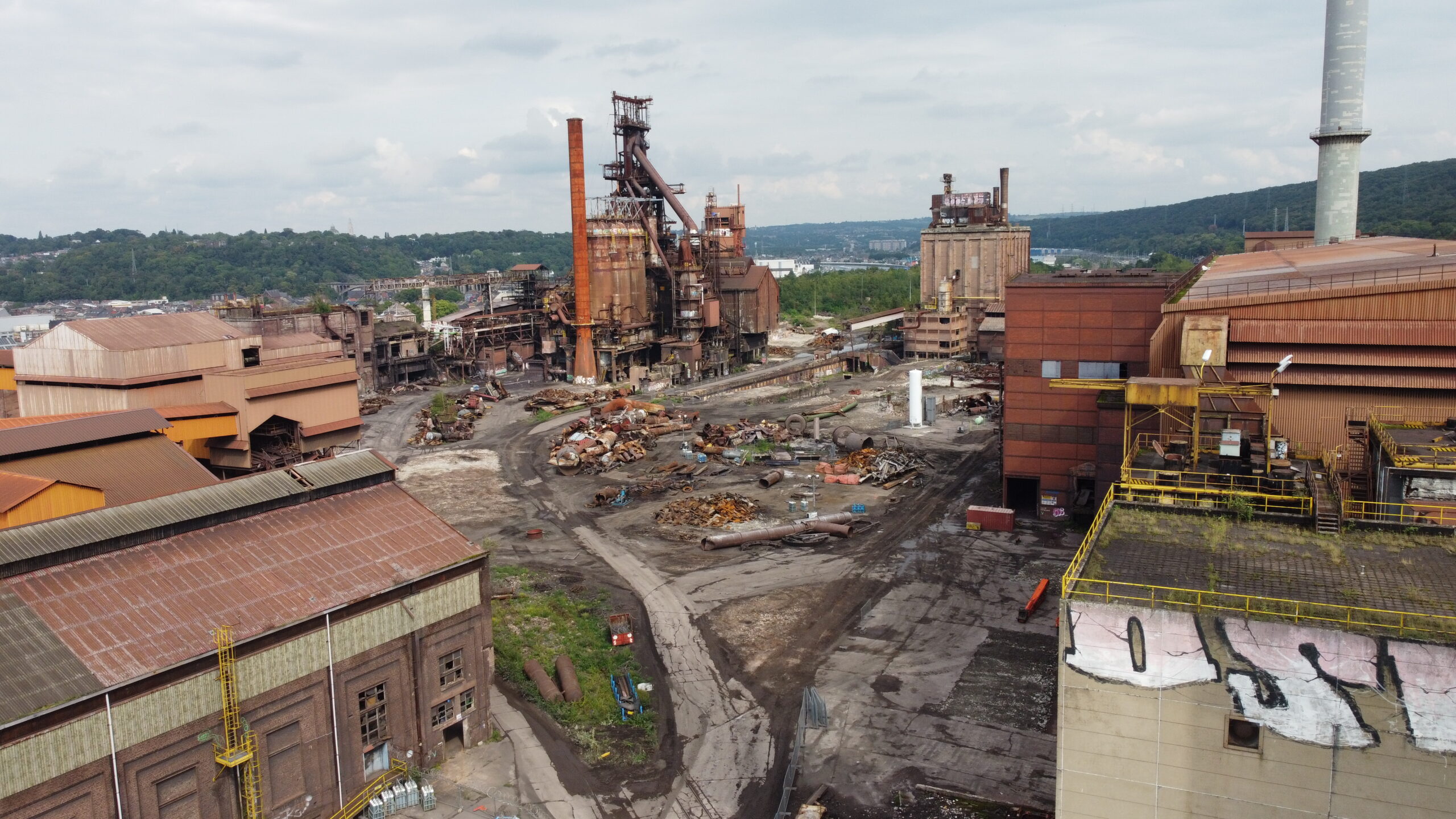 Lancement du chantier de démantèlement du site du haut-fourneau B d’Ougrée