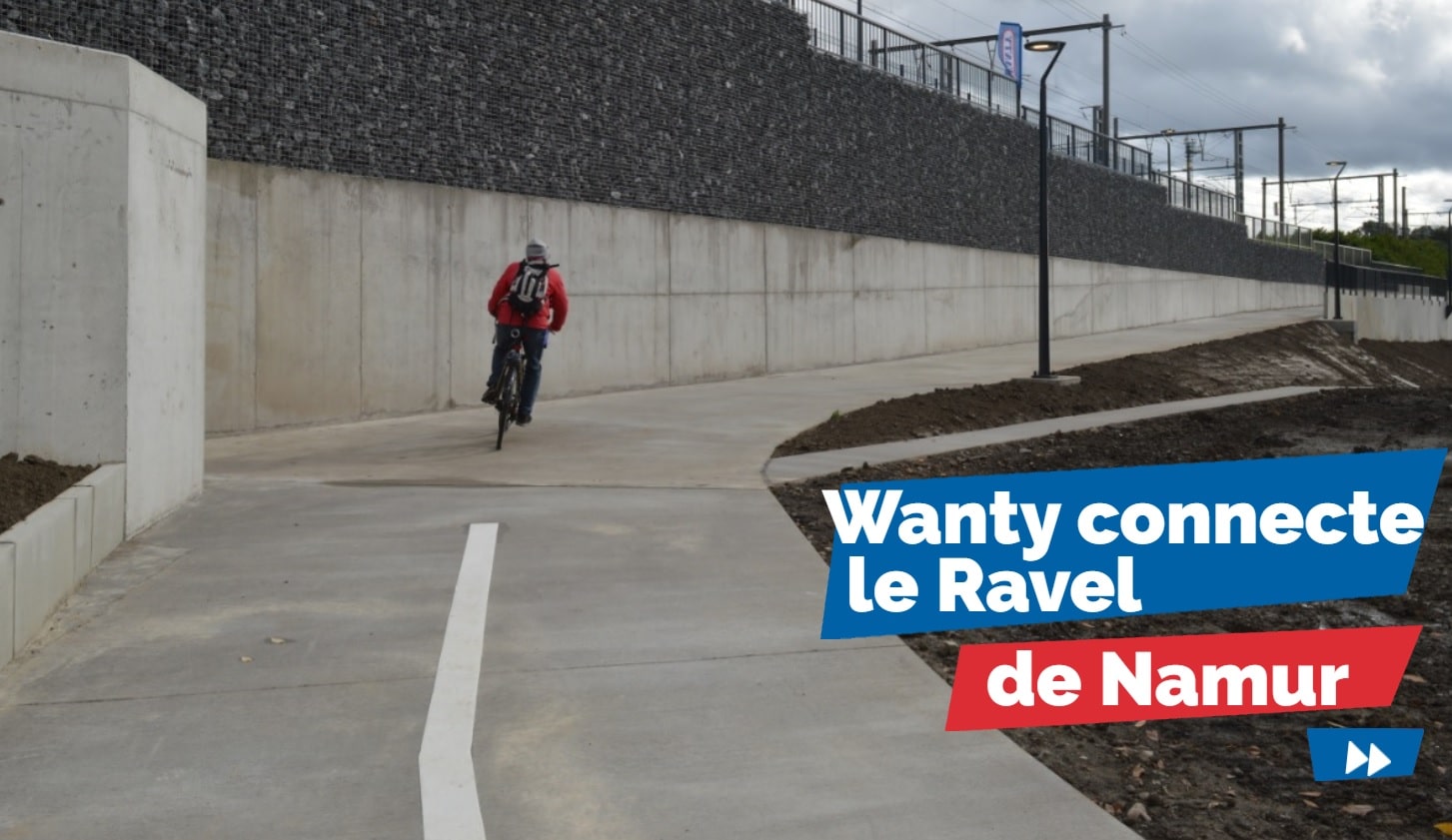 Namur développe sa « voie urbaine cyclable »