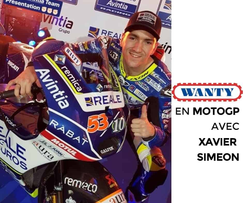 Wanty en MotoGP avec Xavier Siméon