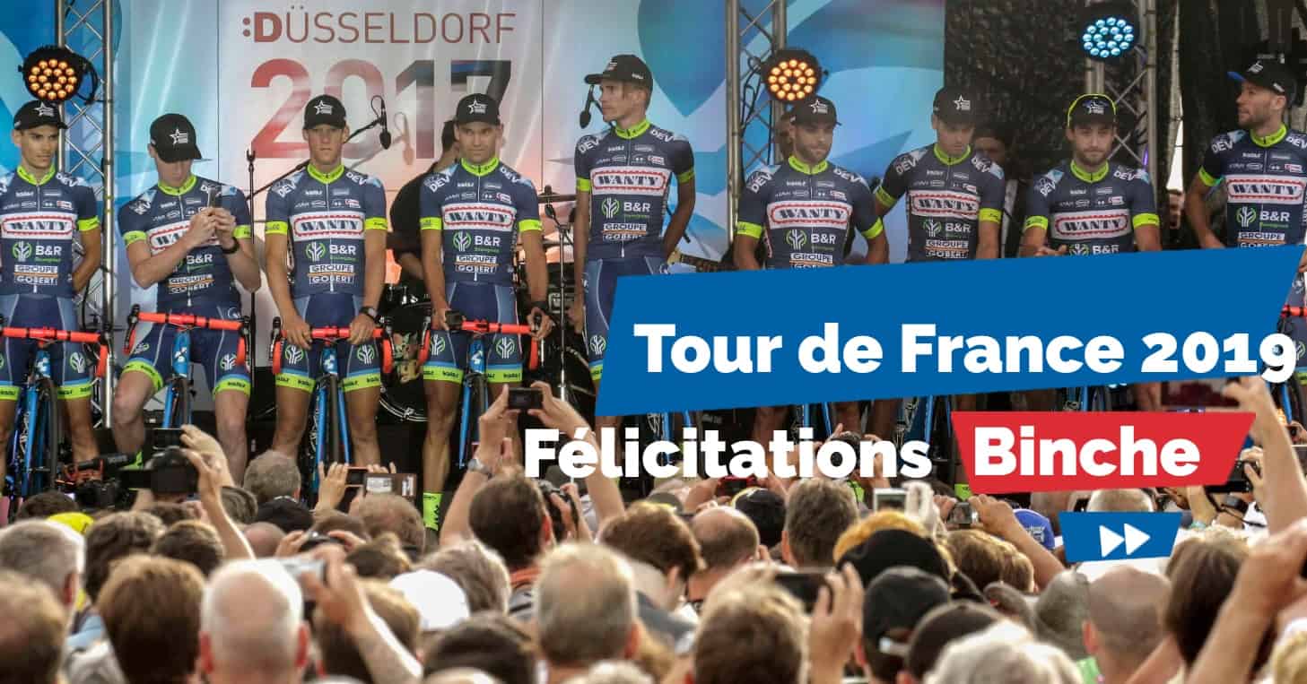 Tour de France 2019: félicitations à Binche