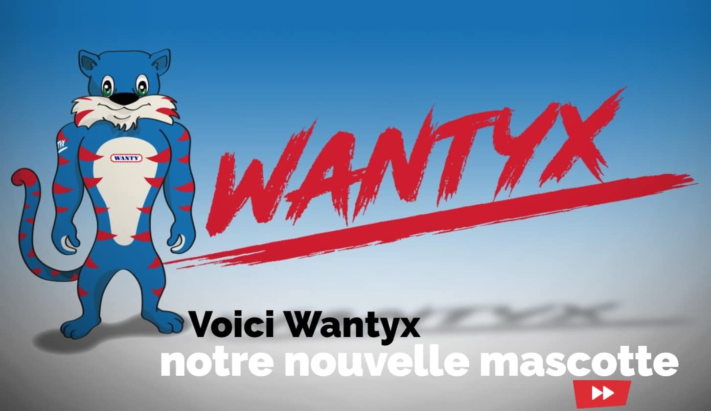 Voici Wantyx, notre nouvelle mascotte